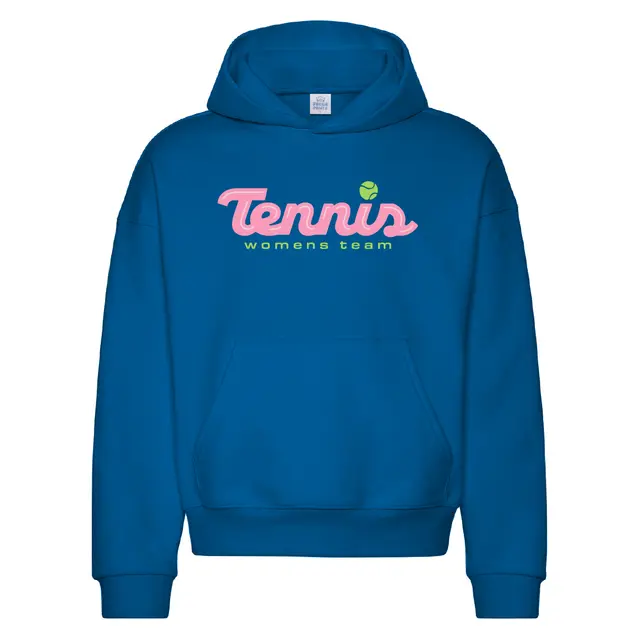 Women's Tennis Pink Script with Tennis Ball PR Hoodie 2