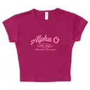 Alpha Omicron Pi Elegant Script PR Shirt 2