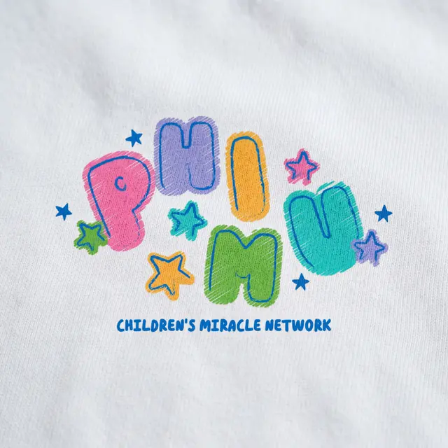 Phi Mu Colorful Star Illustration Philanthropy Sweater