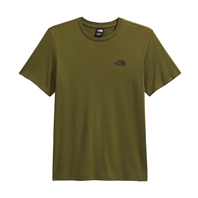 The North Face Short-Sleeve Simple Dome T-Shirt Forest Olive Front