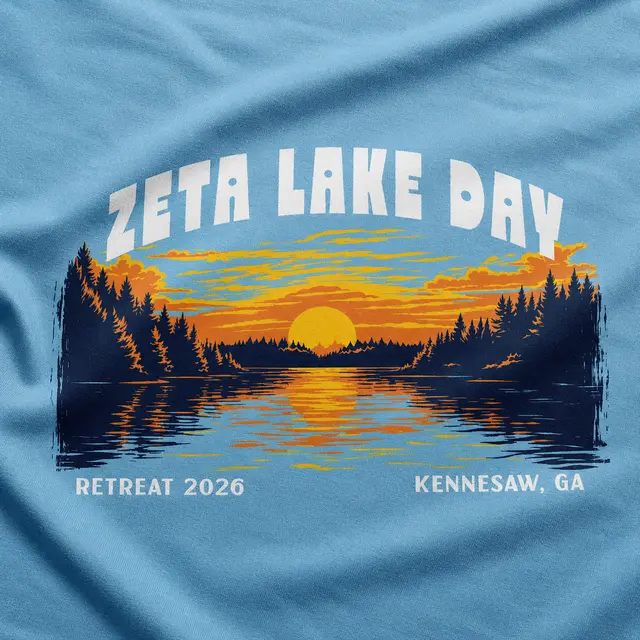 Zeta Tau Alpha Sunset Reflection Retreat Shirt