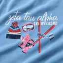 Zeta Tau Alpha Ski Equipment Illustration PR Sweater