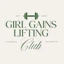 Girl Gains Lifting Club Barbell Logo PR Shirt