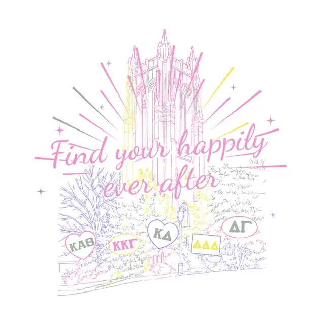 National Panhellenic Conference Pastel Tower PR Shirt