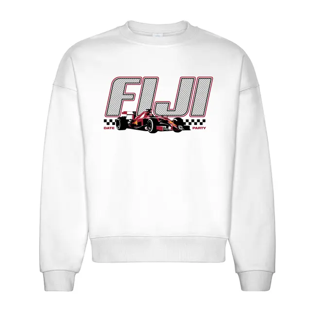 Phi Gamma Delta Racing Stripe Graphic Date Party Sweater 2