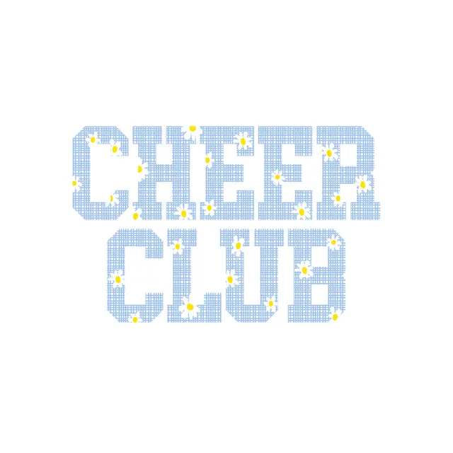 Cheer Club Checkered Daisy Design PR Tank