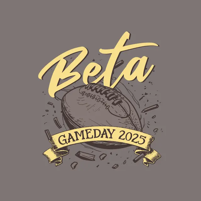 Beta Theta Pi Vintage Football Banner Game Day Shirt