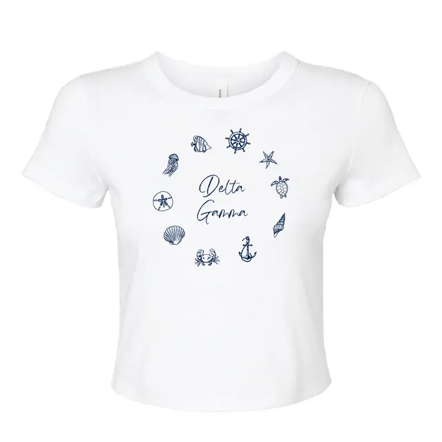 Delta Gamma Nautical Illustration PR Shirt 2