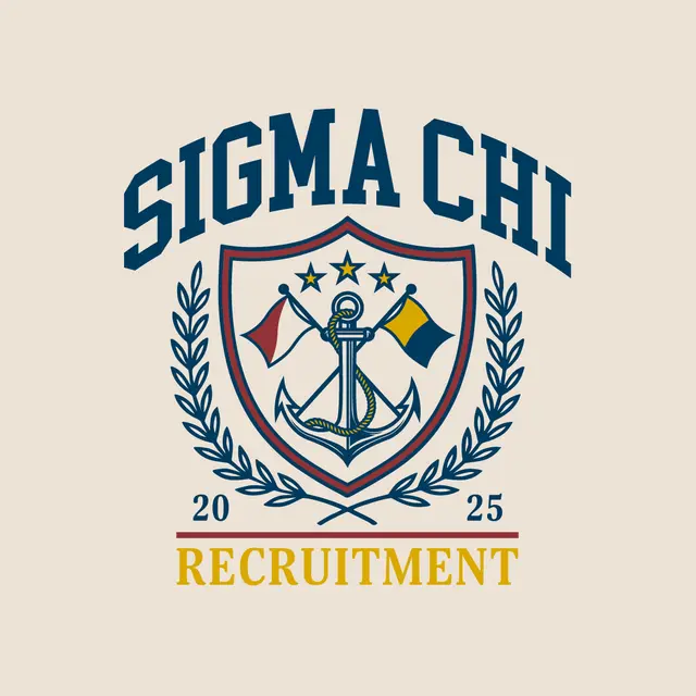 Sigma Chi Nautical Crest Rush Crewneck
