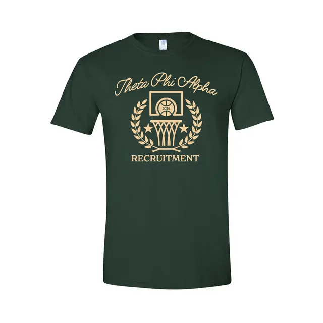 Theta Phi Alpha Basketball Graphic Rush Shirt 2