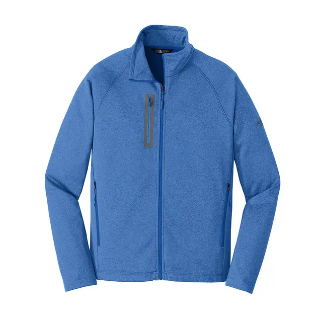 The North Face Canyon Flats Fleece Jacket nf0a3lh9 Monster Blue Heather Front