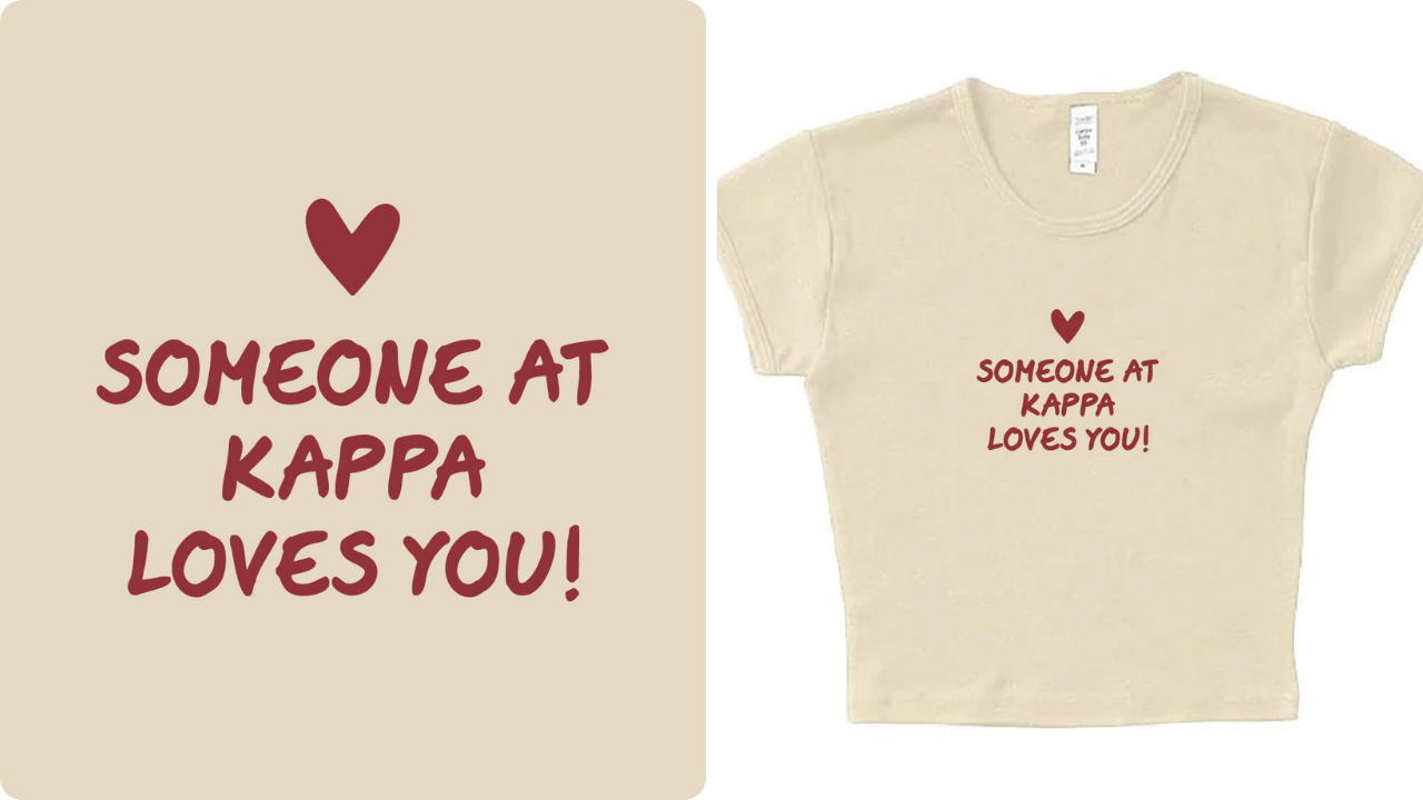 Love Confession Valentines Graphic Crop Top