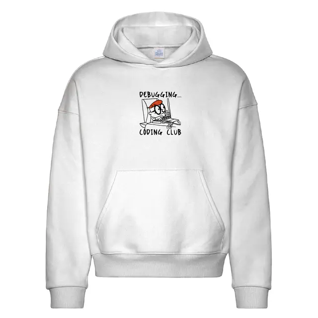 Coding Club Cartoon Debugger PR Hoodie 2