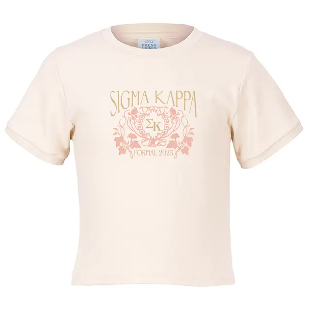 Sigma Kappa Ornate Floral Formal Shirt 2