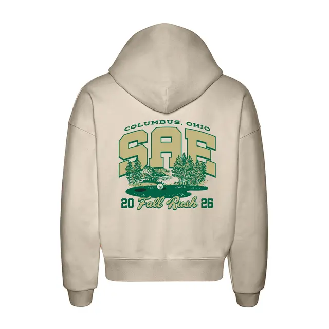 Sigma Alpha Epsilon Mountain Landscape Fall Rush Hoodie 2
