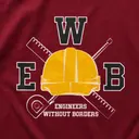 Engineers Without Borders Helmet Ruler Tape Graphic PR Shirt