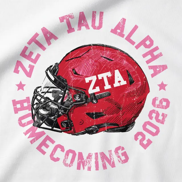 Zeta Tau Alpha Football Helmet Homecoming Sweater