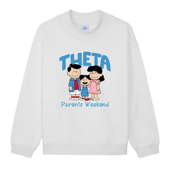 Kappa Alpha Theta Family Illustration Parents Weekend Crewneck 2