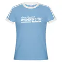 Women in STEM Bold Texts with Atom Graphic PR Shirt 2