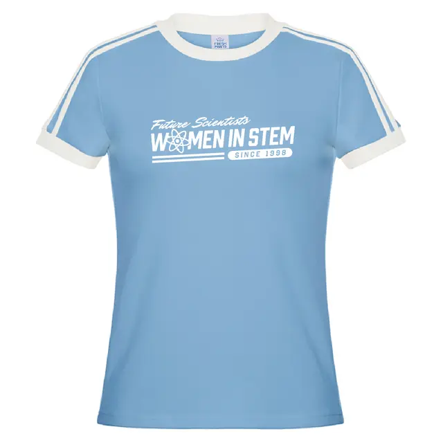 Women in STEM Bold Texts with Atom Graphic PR Shirt 2