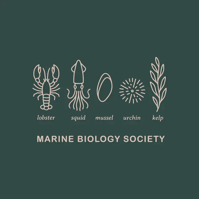 Marine Biology Society Ocean or Sea Organisms Drawing  PR Shirt