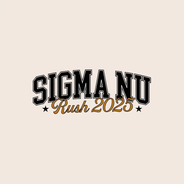 Sigma Nu Bold Arch Rush & Bid Shirt