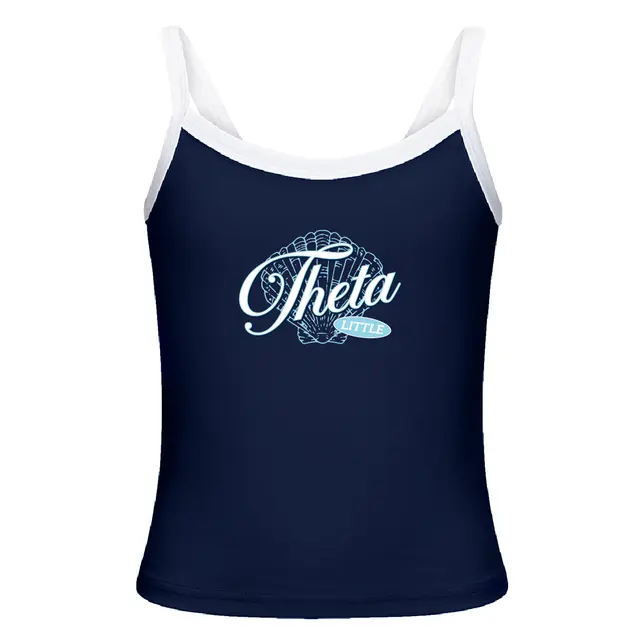Kappa Alpha Theta Elegant Shell Big Little Reveal Tank 2