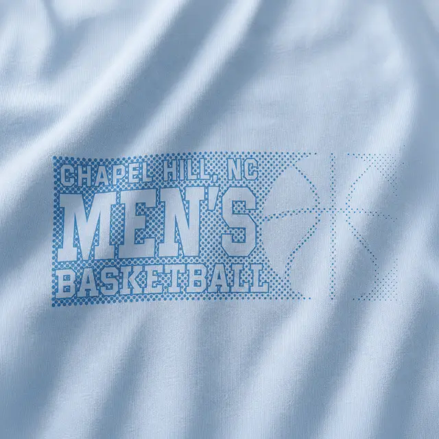 Men's Basketball Bold Block Lettering Basketball Graphic PR Shirt