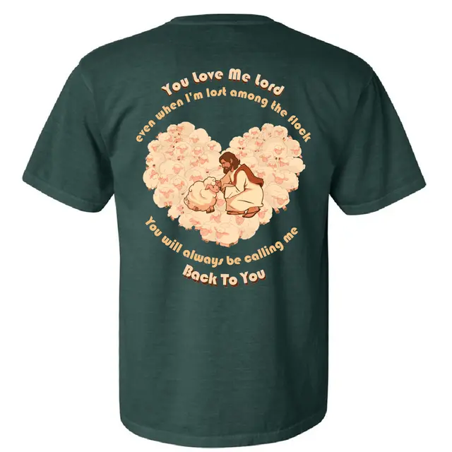 You Love Me Lord Heart Shaped Flock Club Shirt 2