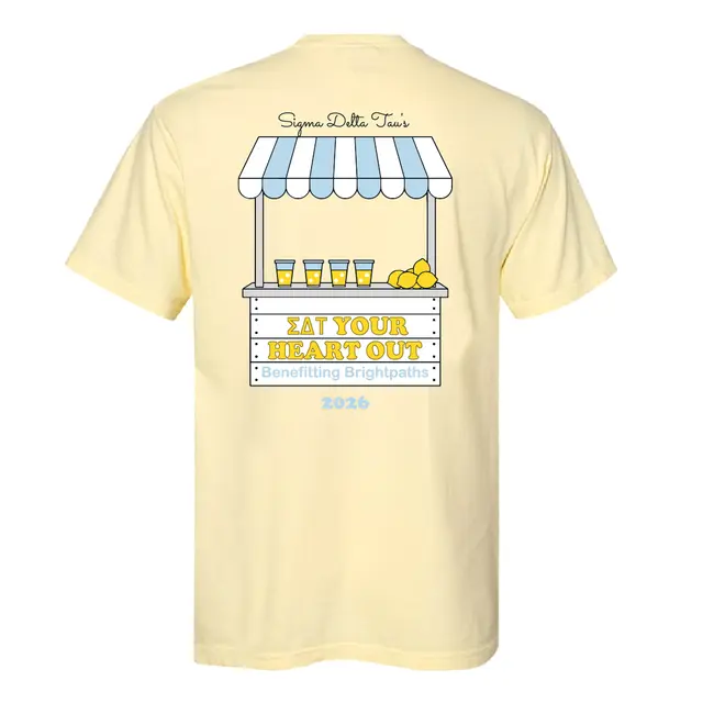 Cute Lemonade Stand Theme Philanthropy Shirt 2