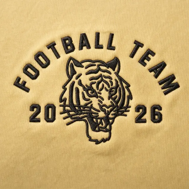 Football Team Tiger Graphic PR Crewneck