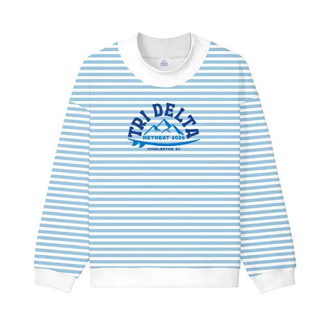 Delta Delta Delta Mountain Graphic Retreat Sweater 2