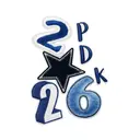 Phi Delta Kappa Brightly Colored Star Layout PR Shirt