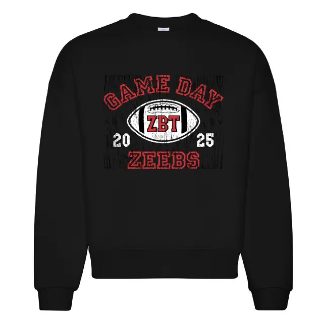 Zeta Beta Tau Football Graphic Game Day Crewneck 2