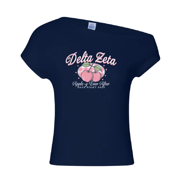Delta Zeta Plaid Apple-y Ever After Date Night Shirt 2
