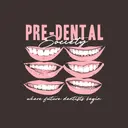 Pre-Dental Society Smiles Illustration PR Crewneck
