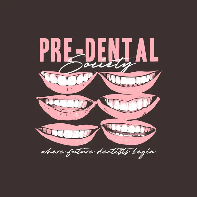 Pre-Dental Society Smiles Illustration PR Crewneck