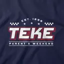 Tau Kappa Epsilon Stacked Text Parents Weekend Hoodie