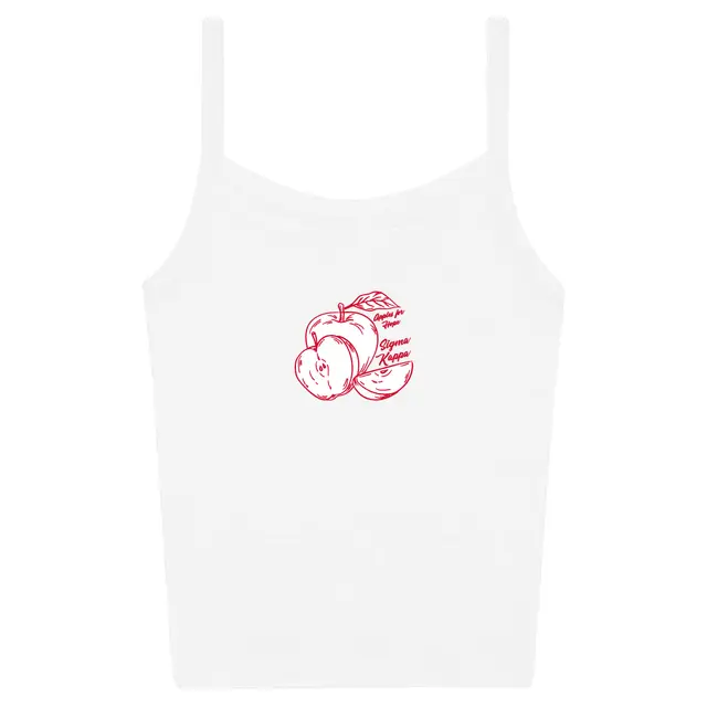 Sigma Kappa Apple Drawing Philanthropy Tank 2