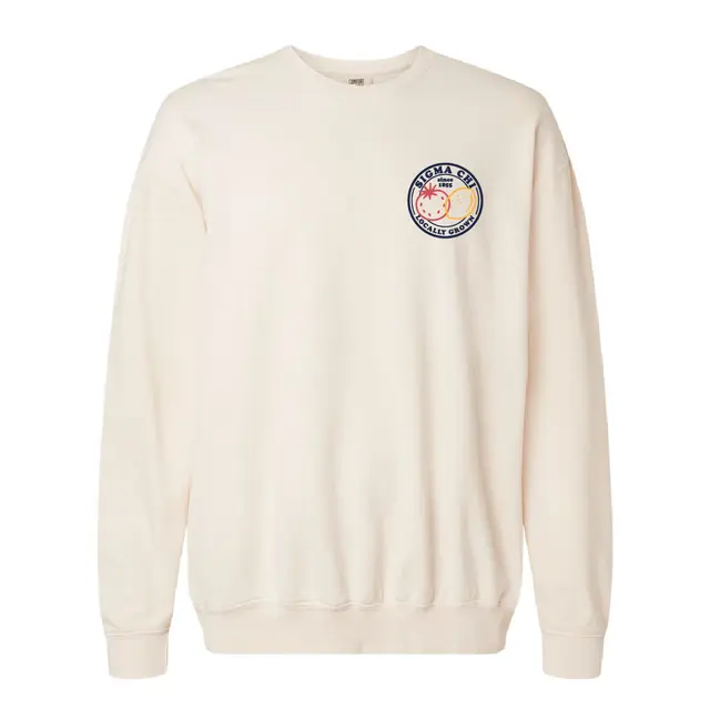 Sigma Chi Tomato Lemon Circle PR Crewneck 2