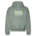 Kappa Delta Script Text with Clover Philanthropy Hoodie 2