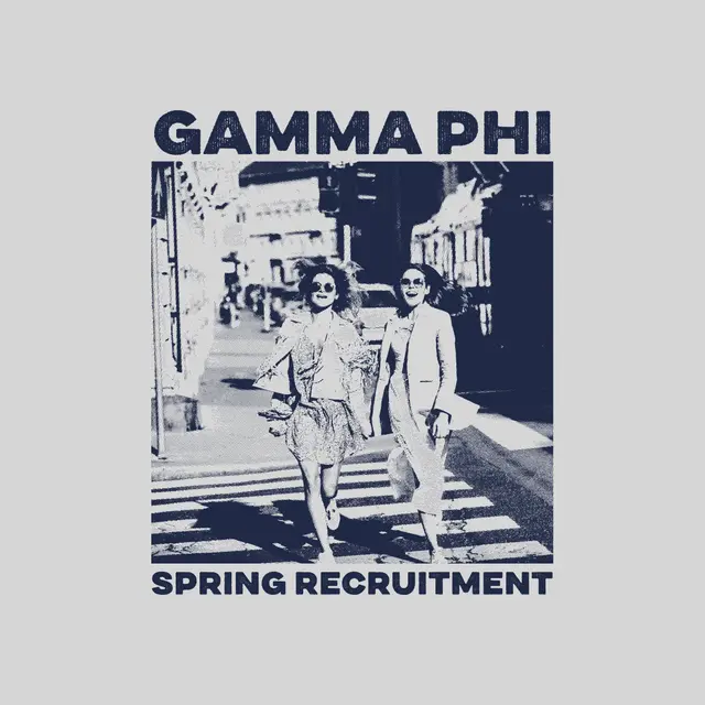 Gamma Phi Beta Street Style Photo Spring Recruitment Sweater