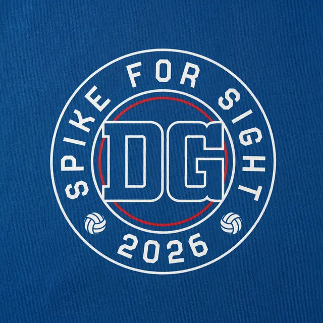 Delta Gamma Circular Text Philanthropy Shorts