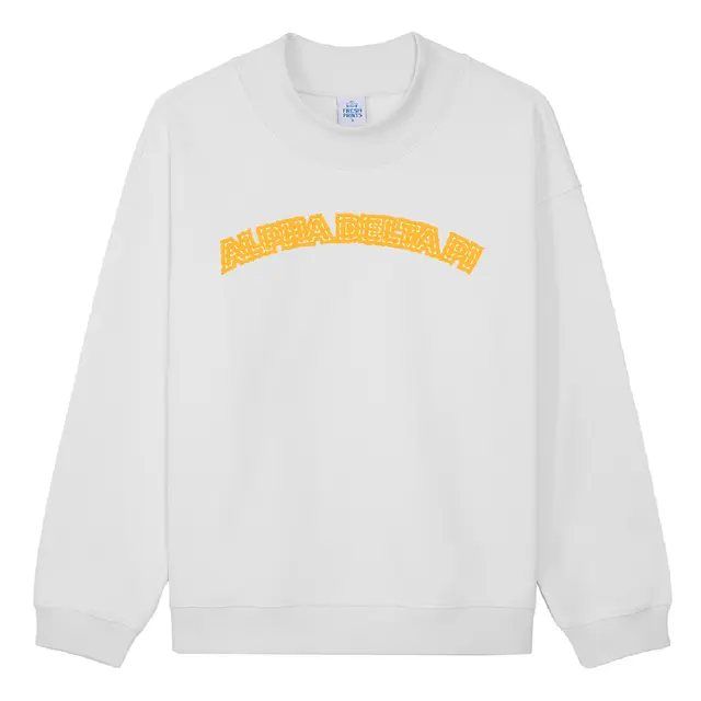 Alpha Delta Pi Curved Lettering PR Sweater 2