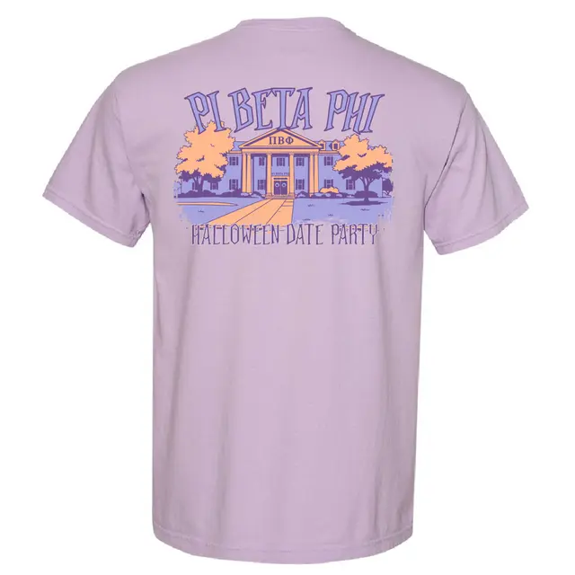 Pi Beta Phi Classic House Halloween Date Party Shirt_1