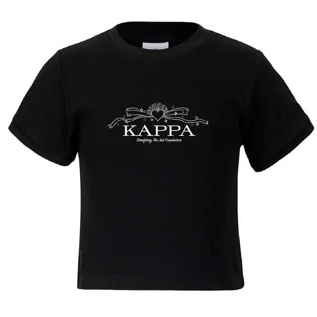 Kappa Kappa Gamma Heart and Ribbon Philanthropy Shirt 2