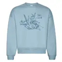 Ski Club Adorable Bunny Skiing PR Crewneck 2