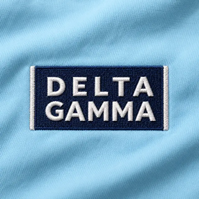Delta Gamma Stacked Block Lettering PR Tank