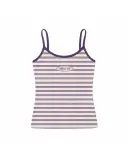 Alpha Chi Striped Layout Logo PR Tank