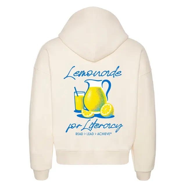 Pi Beta Phi Lemonade for Literacy Bright Pitcher and Glass Philanthropy Hoodie 2